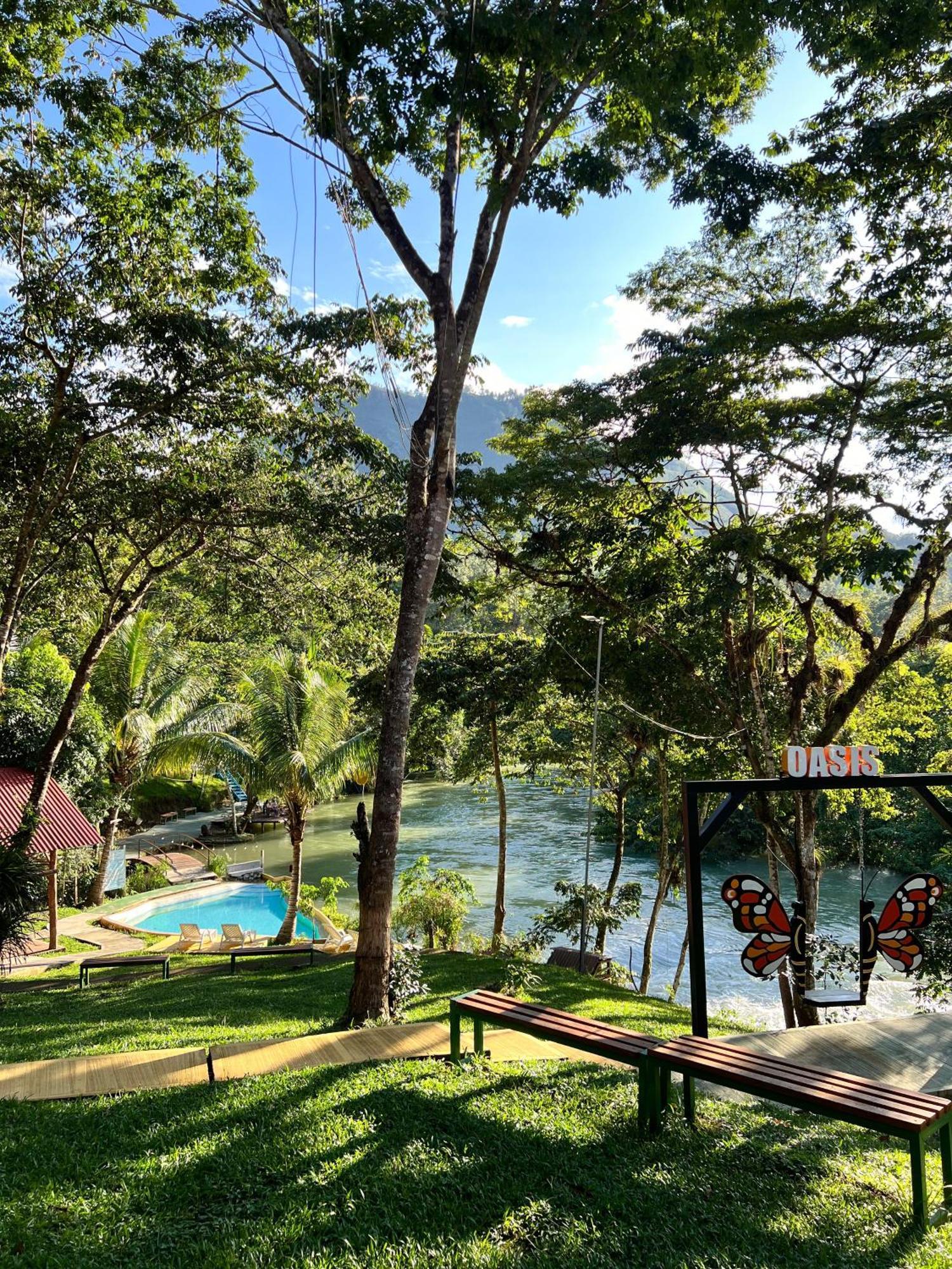 Oasis The Traveler Lanquín Exterior foto